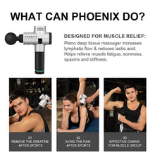 Load image into Gallery viewer, THE Phoenix V2 SILVER Massage Gun